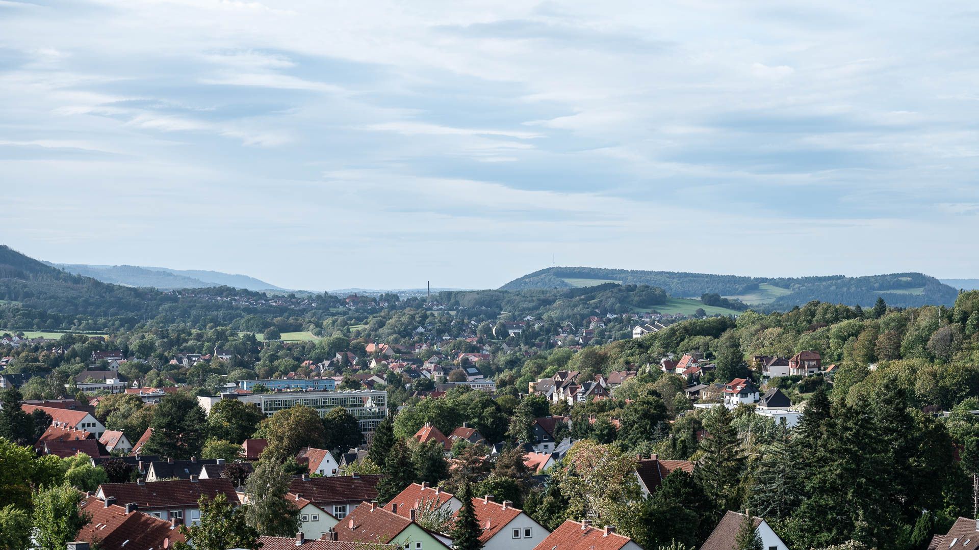 Ausblick über  Bad Harzburg