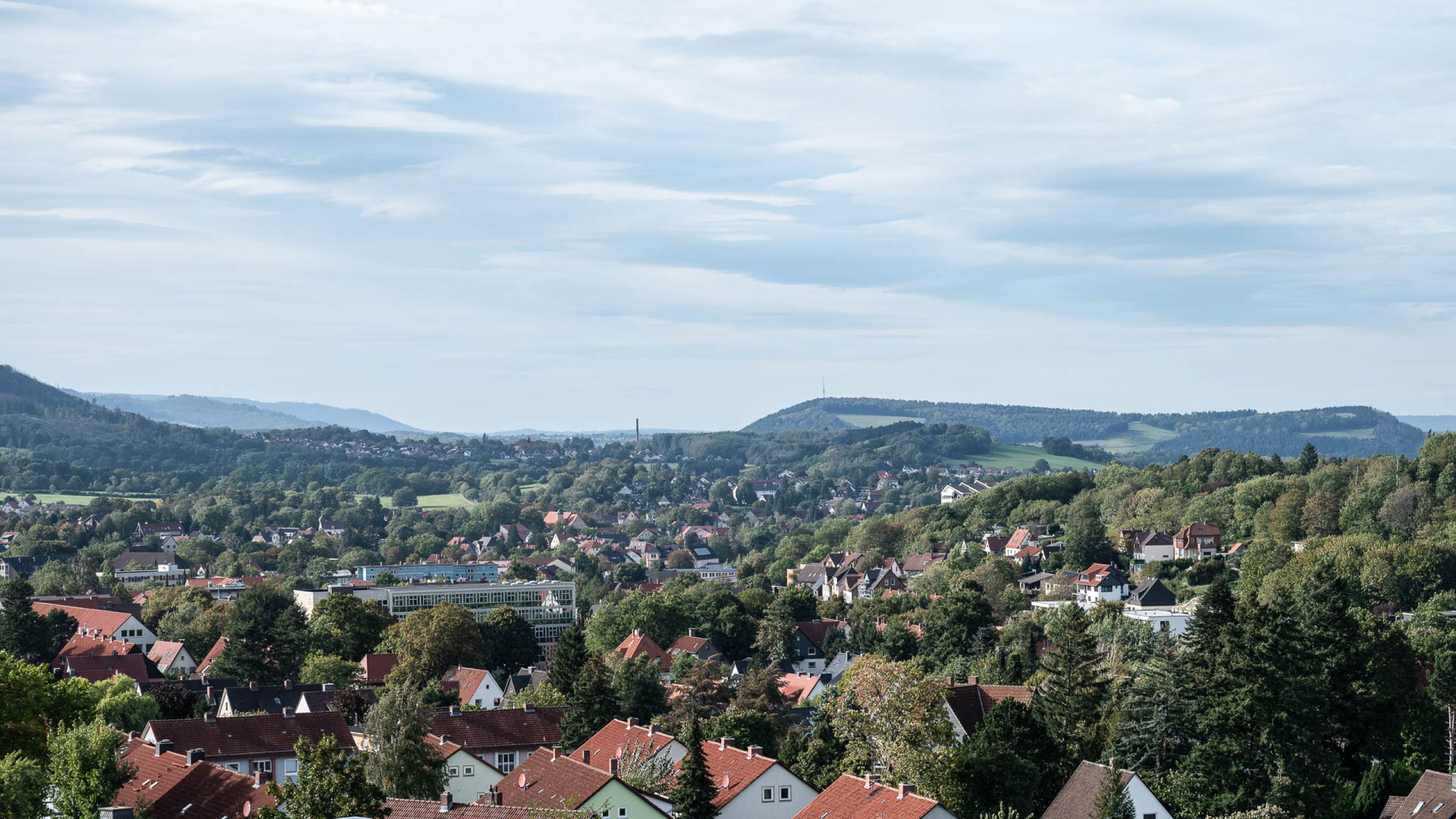 Ausblick über  Bad Harzburg